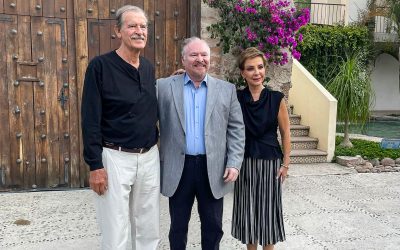 Ex-President Vicente Fox and his wife Marta